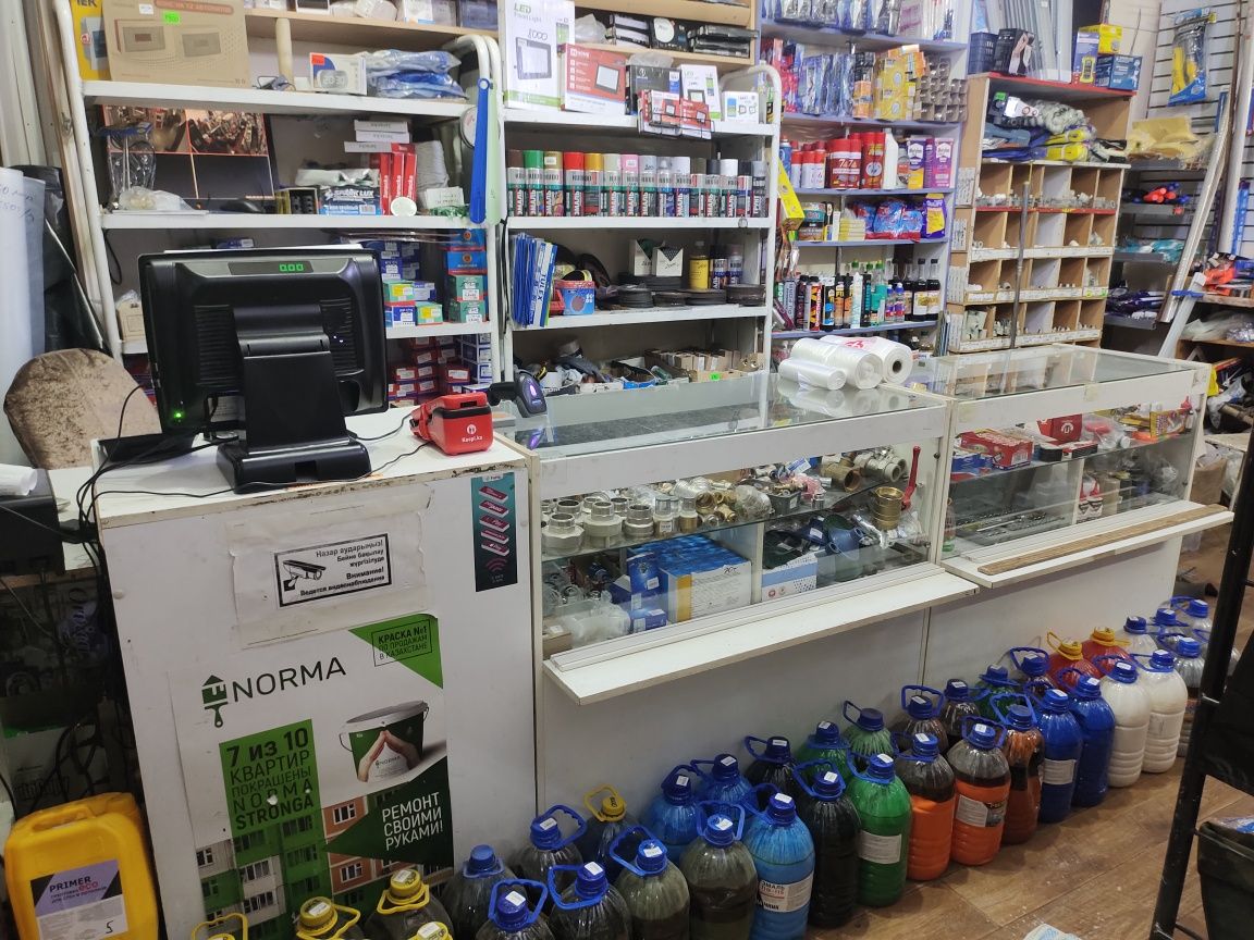 В Торговом доме “Елжан” продается отдел Сантехники и  Хоз товаров.