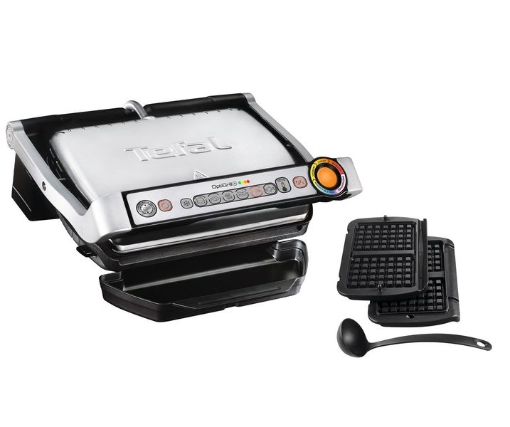 Электрогриль Tefal Optigrill с насадкой для вафель