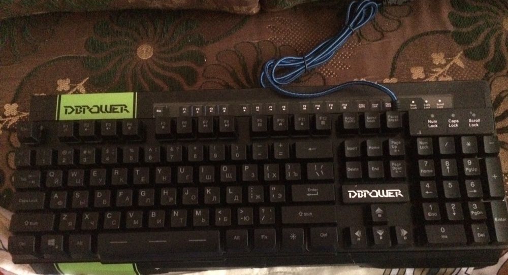 Продам игровую клавиатуру с лед подсветкой!