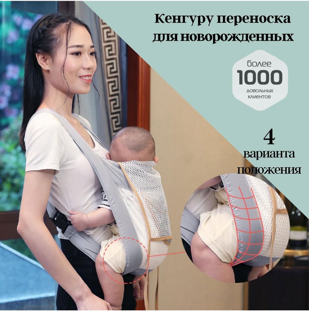 Рюкзак переноска кенгуру доя детей