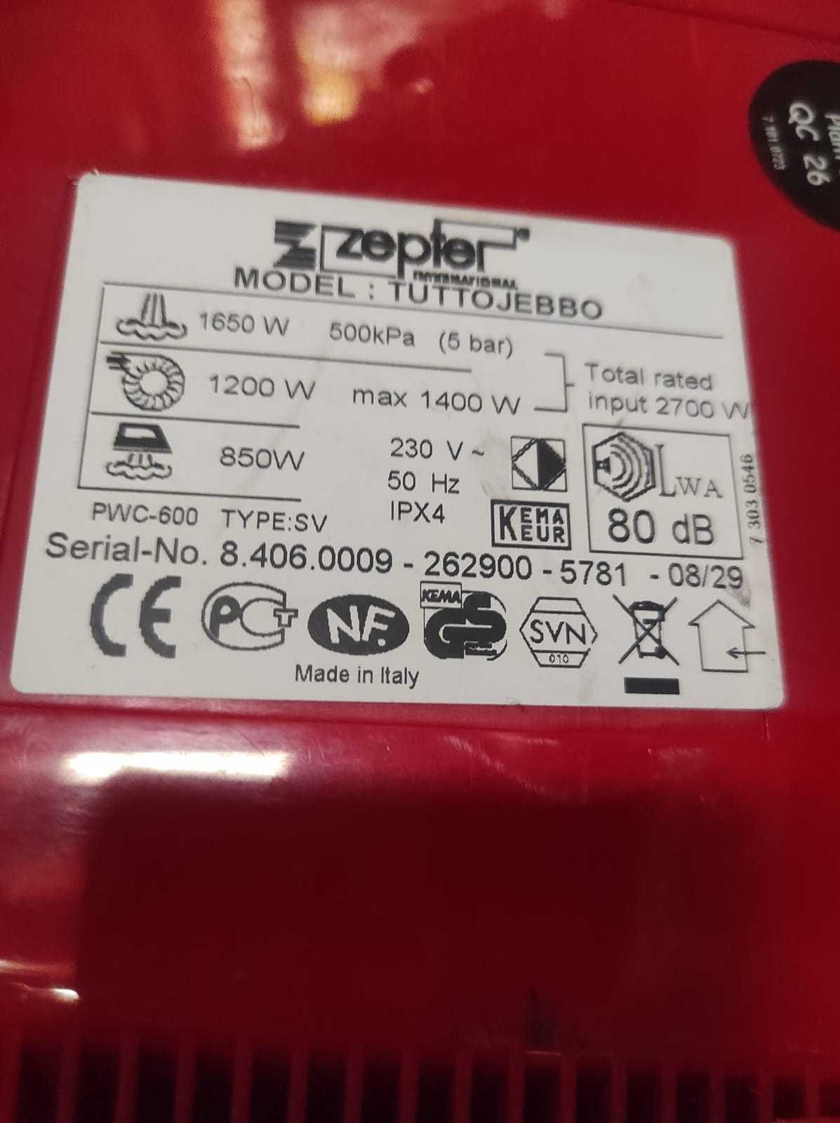 Пылесос ZEPTER Tuttojebbo, моющий, Италия, ТОРГ
