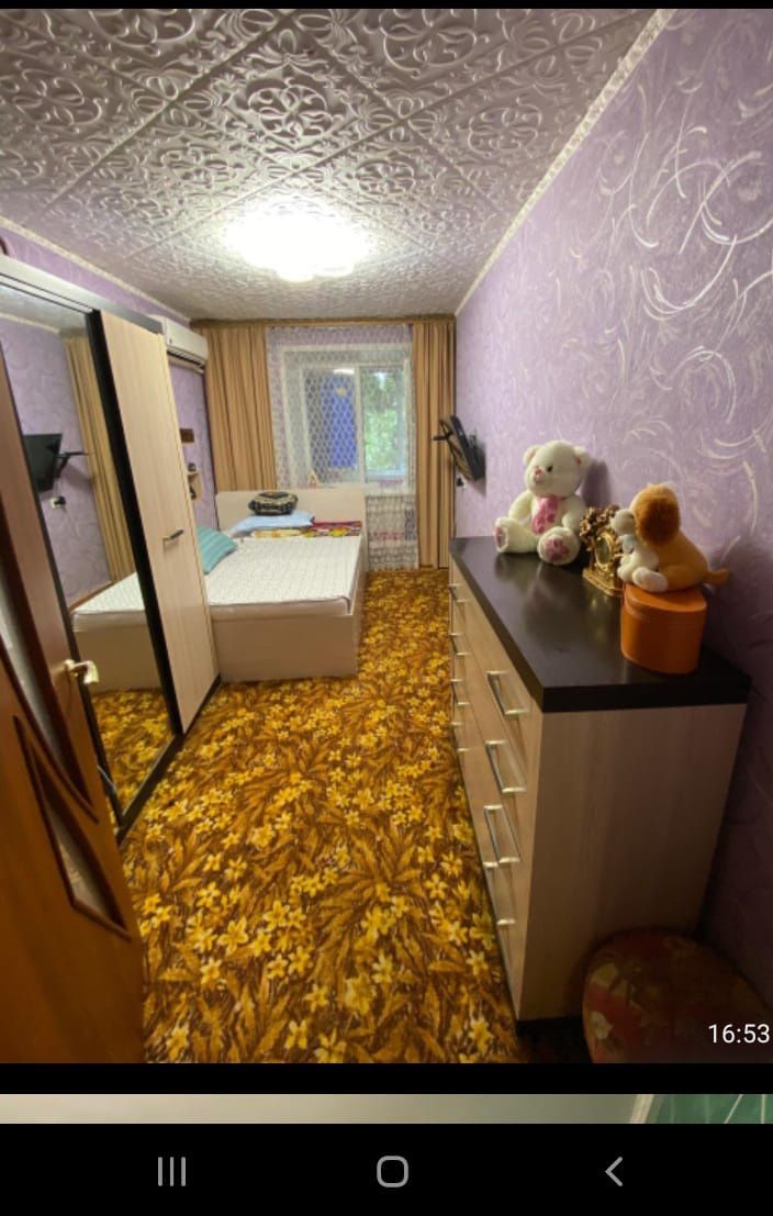 Продается 4 комн квартира, район 2 рабочий, рядом рынок Алтын Алма