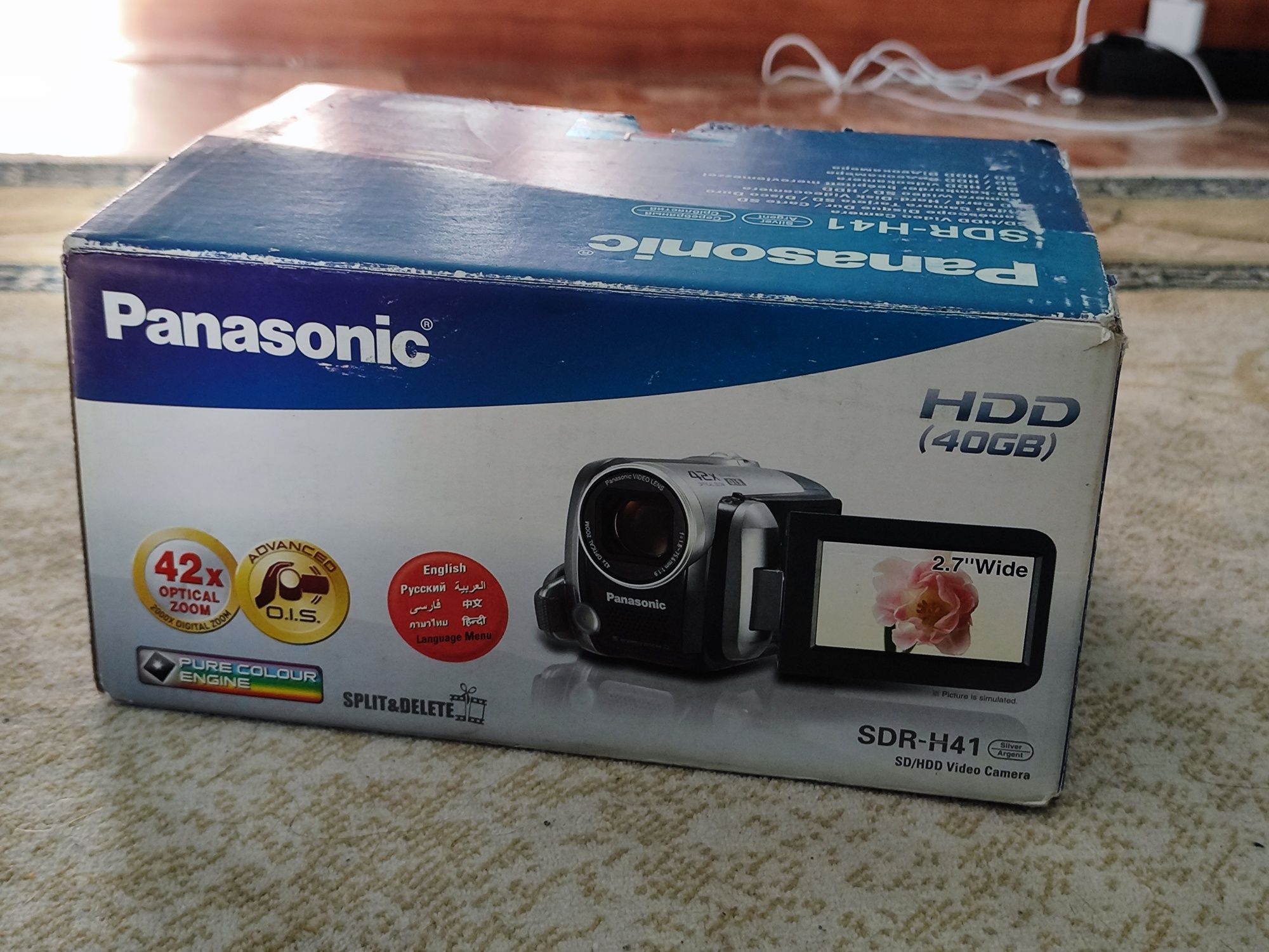 Видеокамера Panasonic SDR-H41, состояние нового