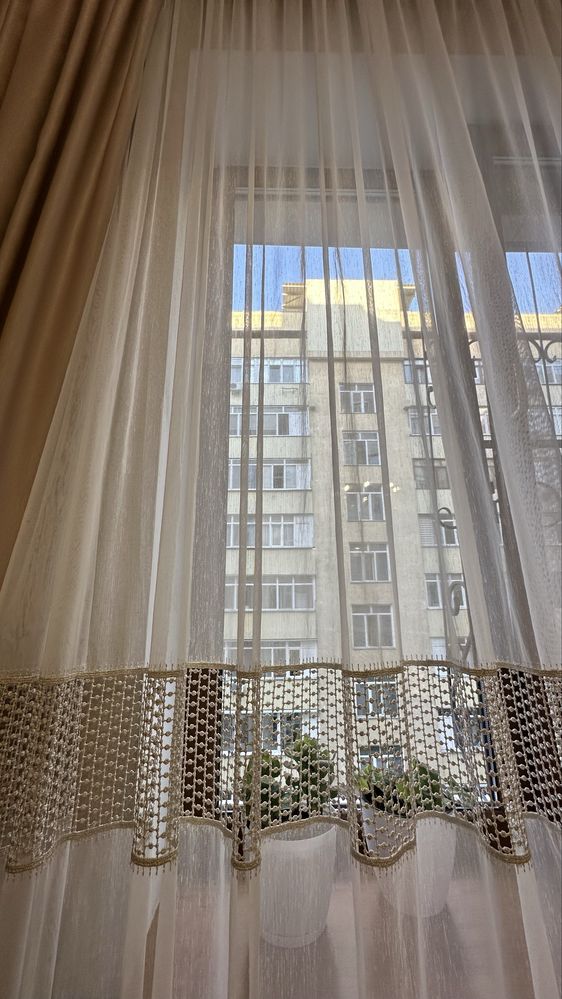 Продается комплект шторы и тюль