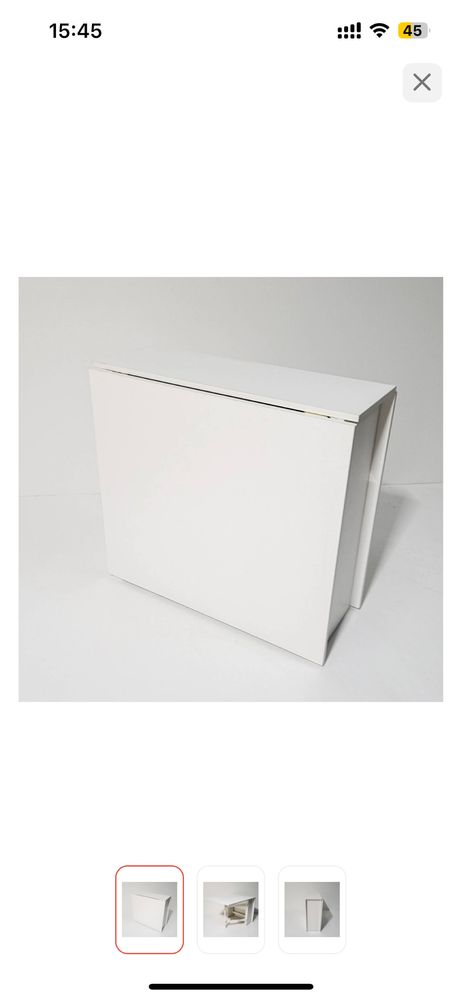 Стол-книжка 4U Ноче, 173х80x75 см, ЛДСП, белый