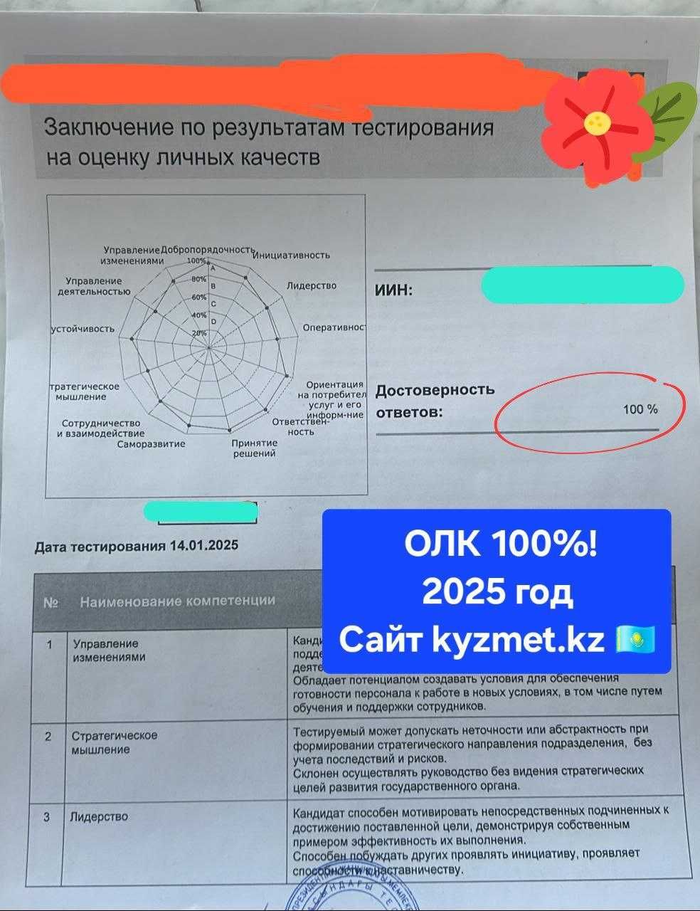 Гостест 2025. Мемлекеттік қызмет тесттерін оңай тапсыру. Госслужба