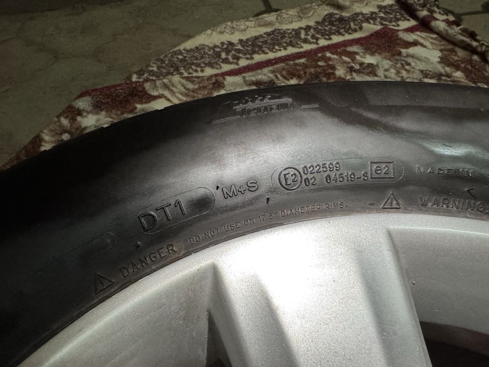 Michelin 265/65 R17 с литьем от Prado – 1 шт, зимняя шина + диск