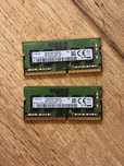 ОЗУ 4ГБ (2 плашки по 4гб) 8ГБ в сумме DDR4 SODIMM