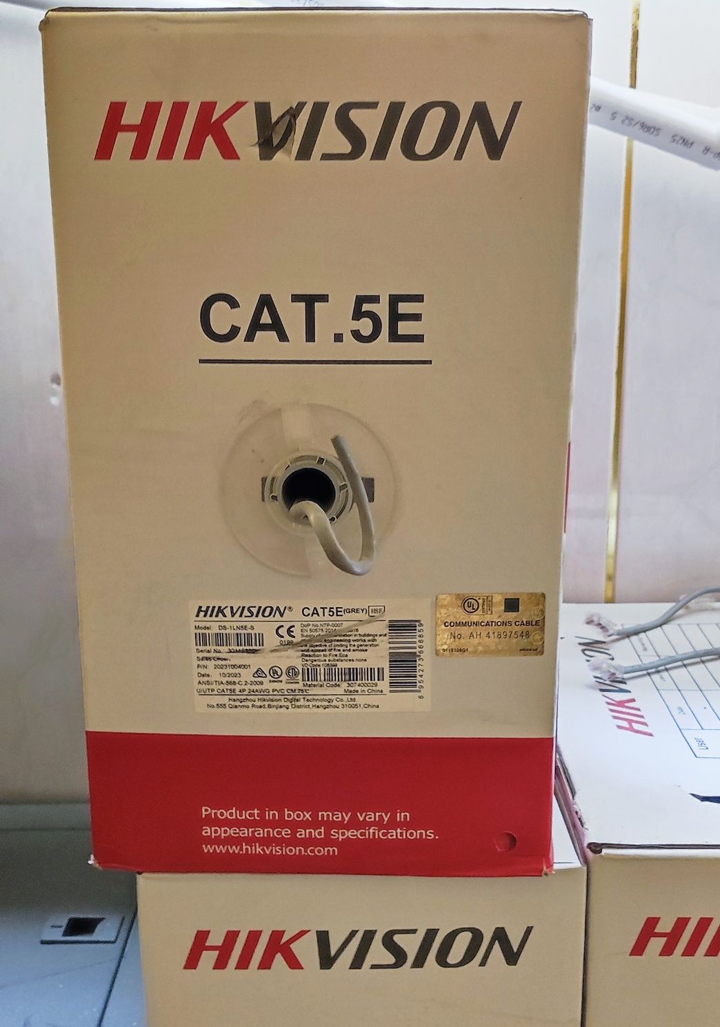 Кабель UTP Hikvision ds-1LN5E-S бухта