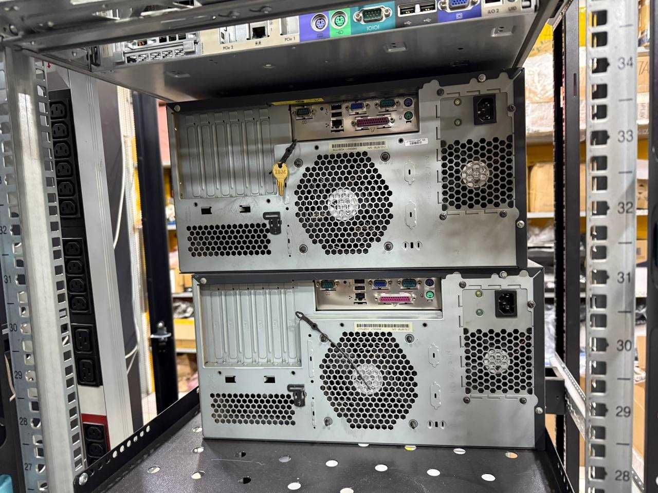 Маршрутизатор, Сервер Cisco и оптический (SAN) коммутатор HP