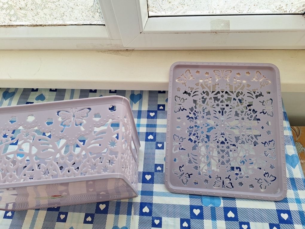 Продам коробку ажурную с крышкой