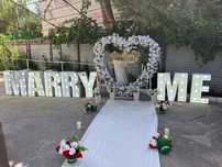 Готовый. Бизнес Тараз, Marry me Сердечка Журек Красная дорожка Оформле