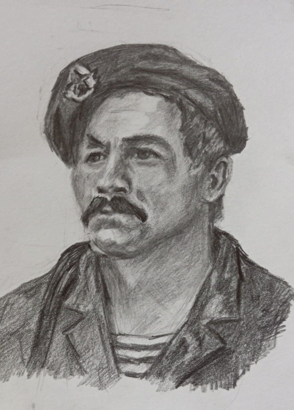Миниатюрные картины, портрет карандашом