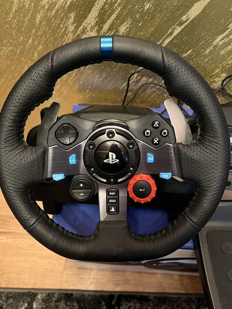 Игровой руль Logitech G29 (для приставок и компьютеров)