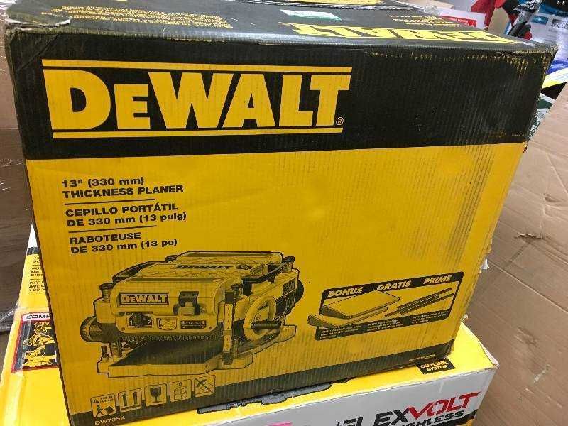 DeWalt DW735X рейсмус. С расширительными столами в комплекте.