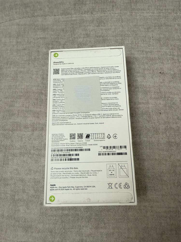 Iphone 16 pro 1 tb
