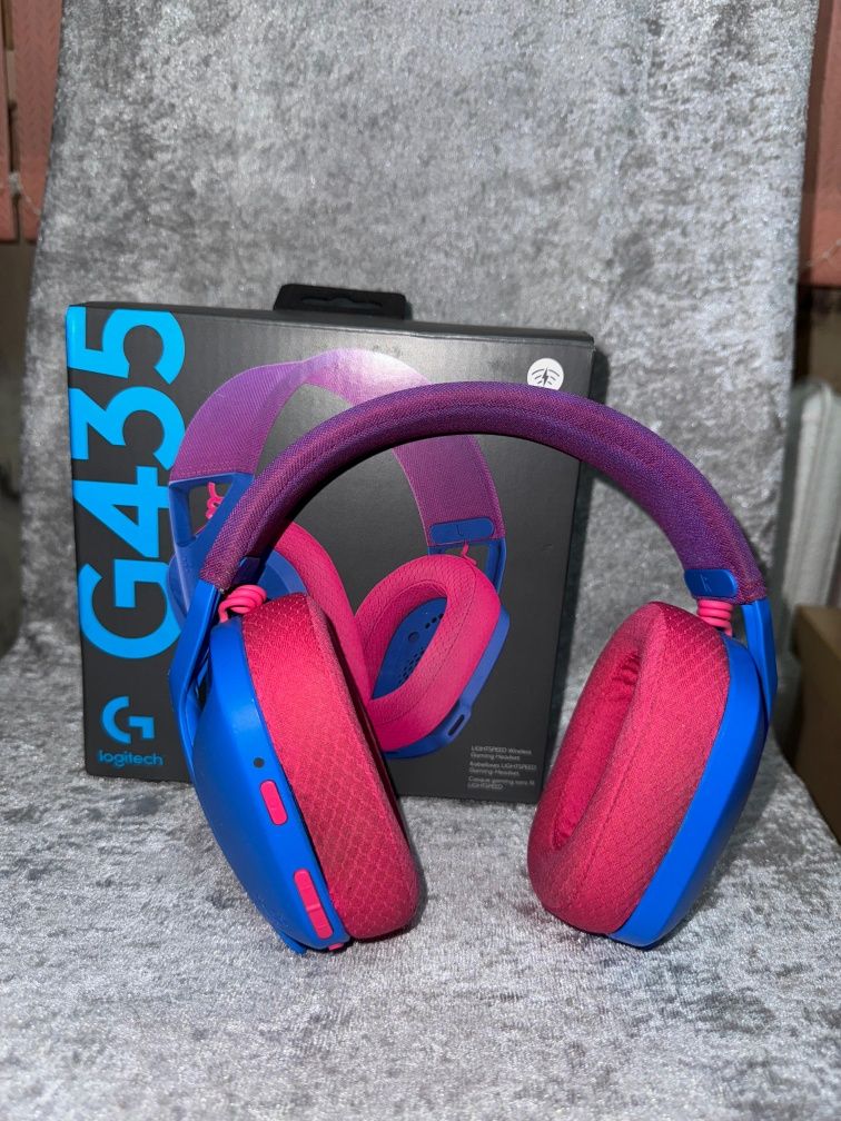 Игровые наушники Logitech G435 — Лёгкие, Беспроводные, Удобные!
