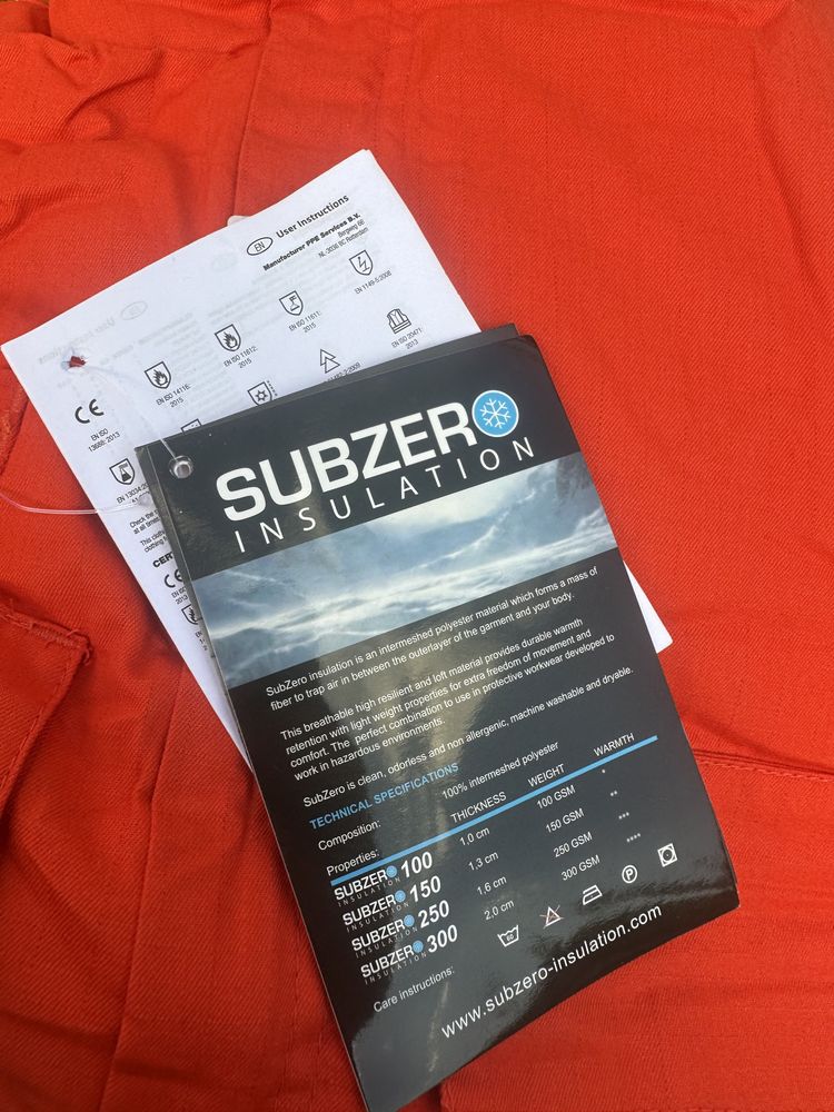 Зимний комбинезон SubZero Insulation. Абсолютно Новый. Жаңа Киілмеген.