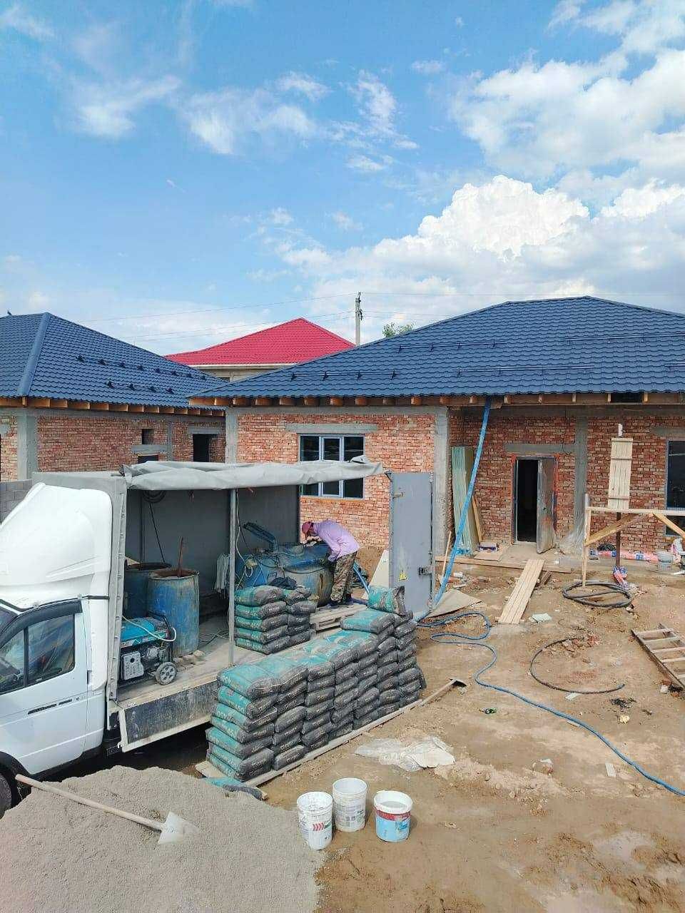 Пенобетон утепление крыши пенабетон Утепление крыши Шатыр жылыту