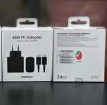 Samsung 45W PD Очень Быстрая Зарядка 2.0 Оригинал S22 S25 Ultra Fold