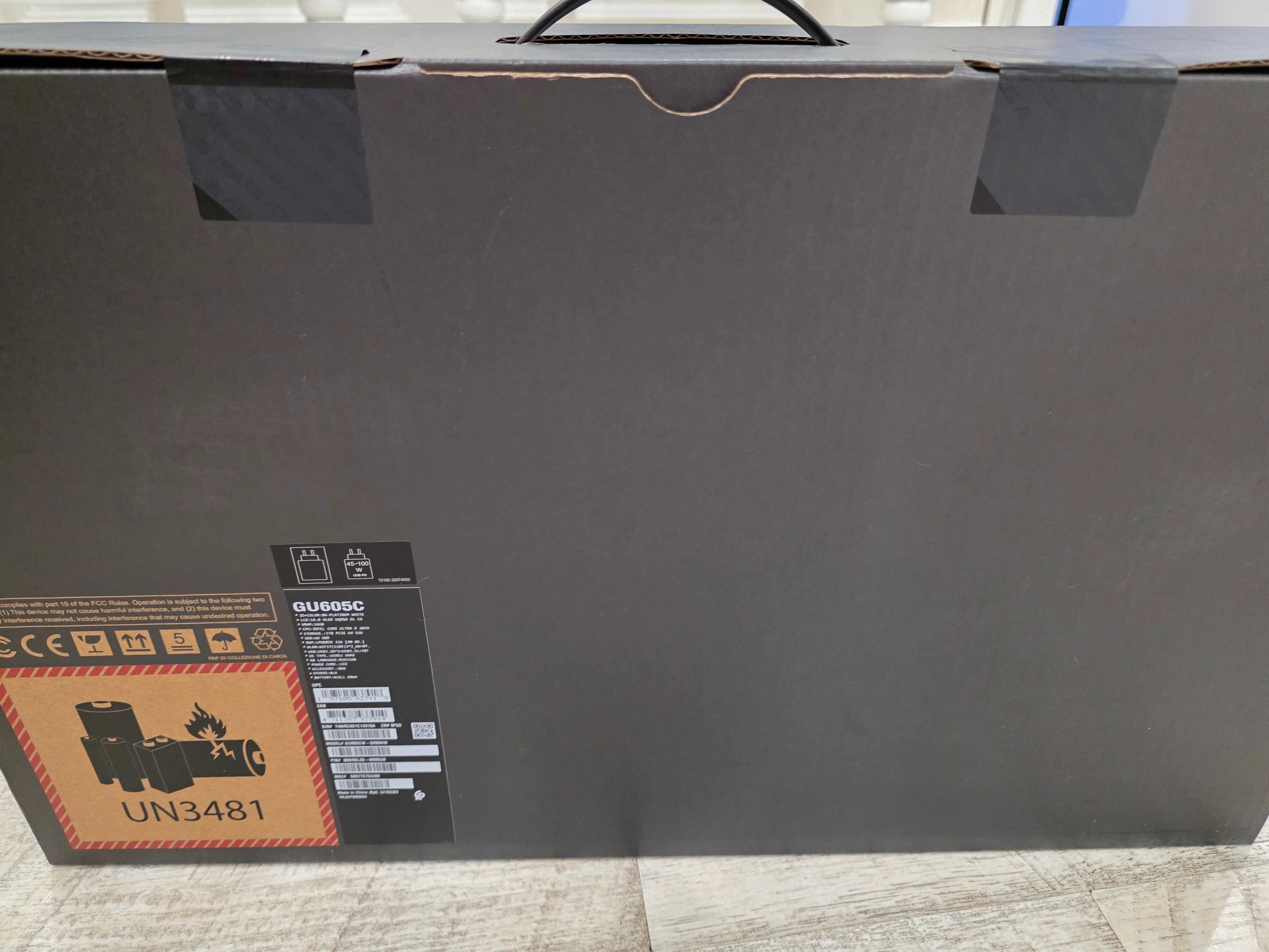 Ноутбук ASUS ROG Zephyrus G16 GU605CW