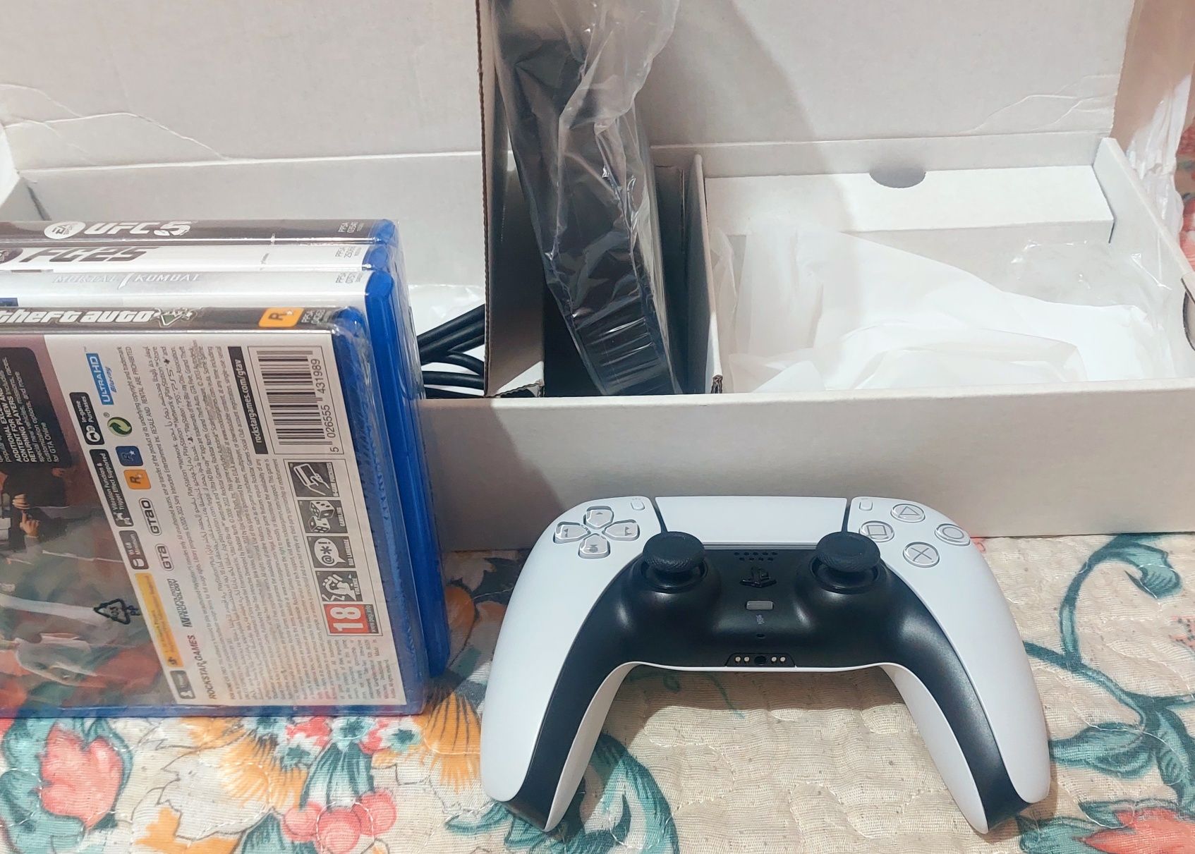 Ps5 2 джостик+ 4 топ Диск!