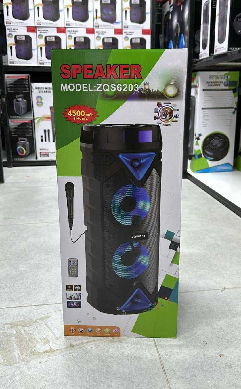 Колонка с микрофоном, Колонка портативная, Bluetooth-колонка