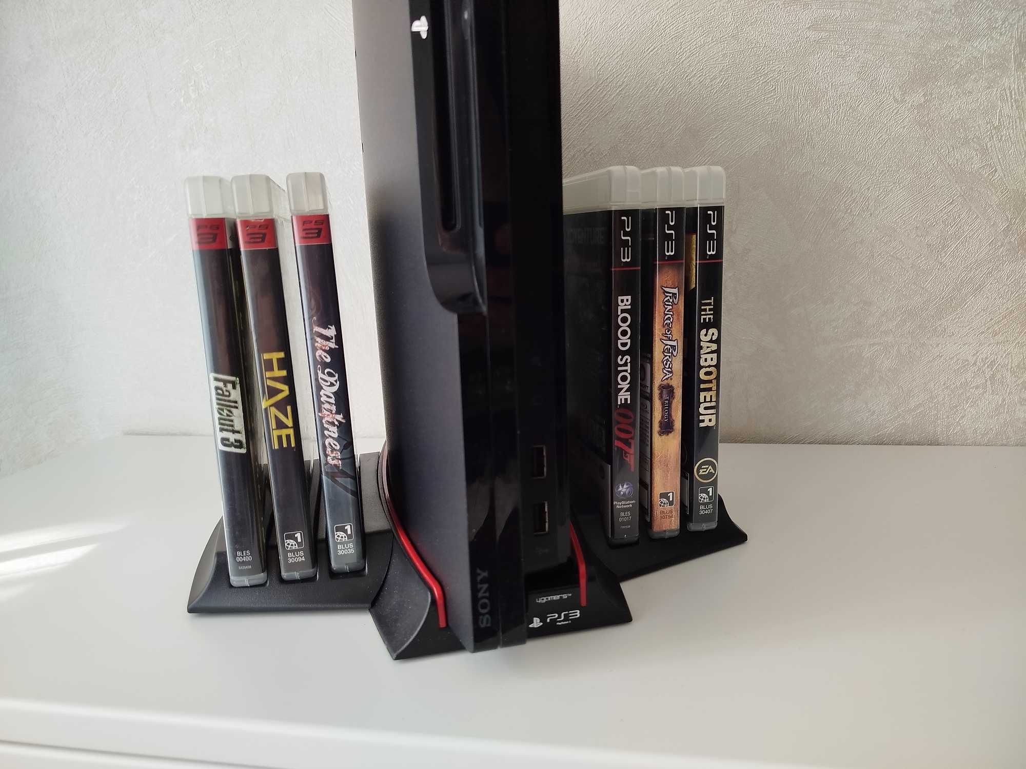 Playstation 3 подставка для консоли PS3 и дисков