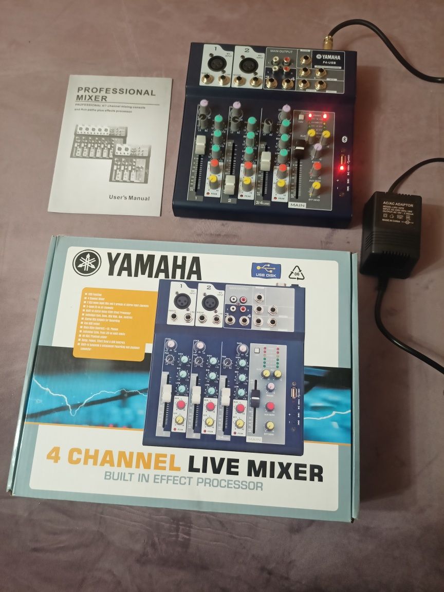 Продам микшерный пульт Yamaha F4-USB.