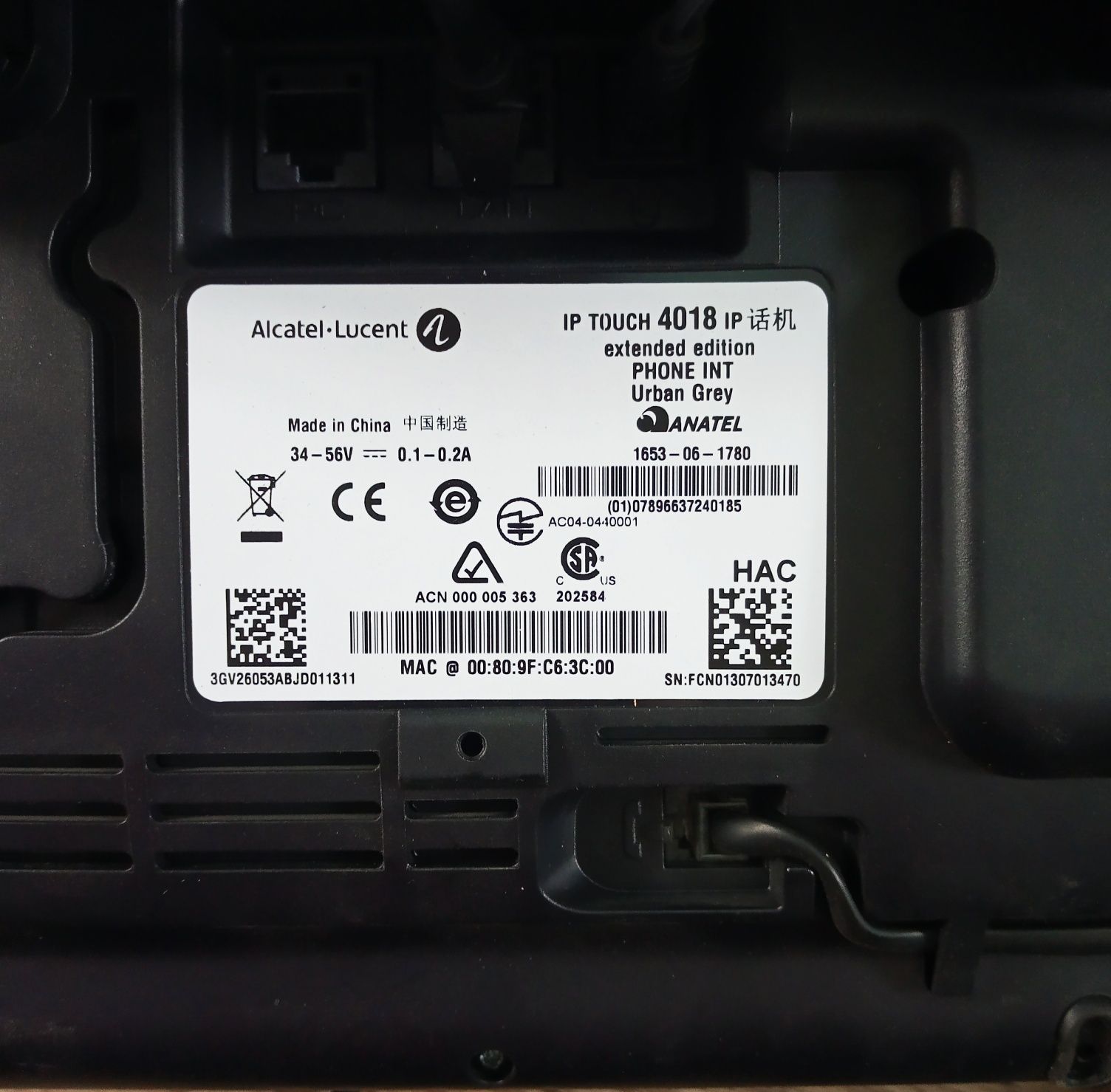 IP телефон Alcatel Lucent 4018