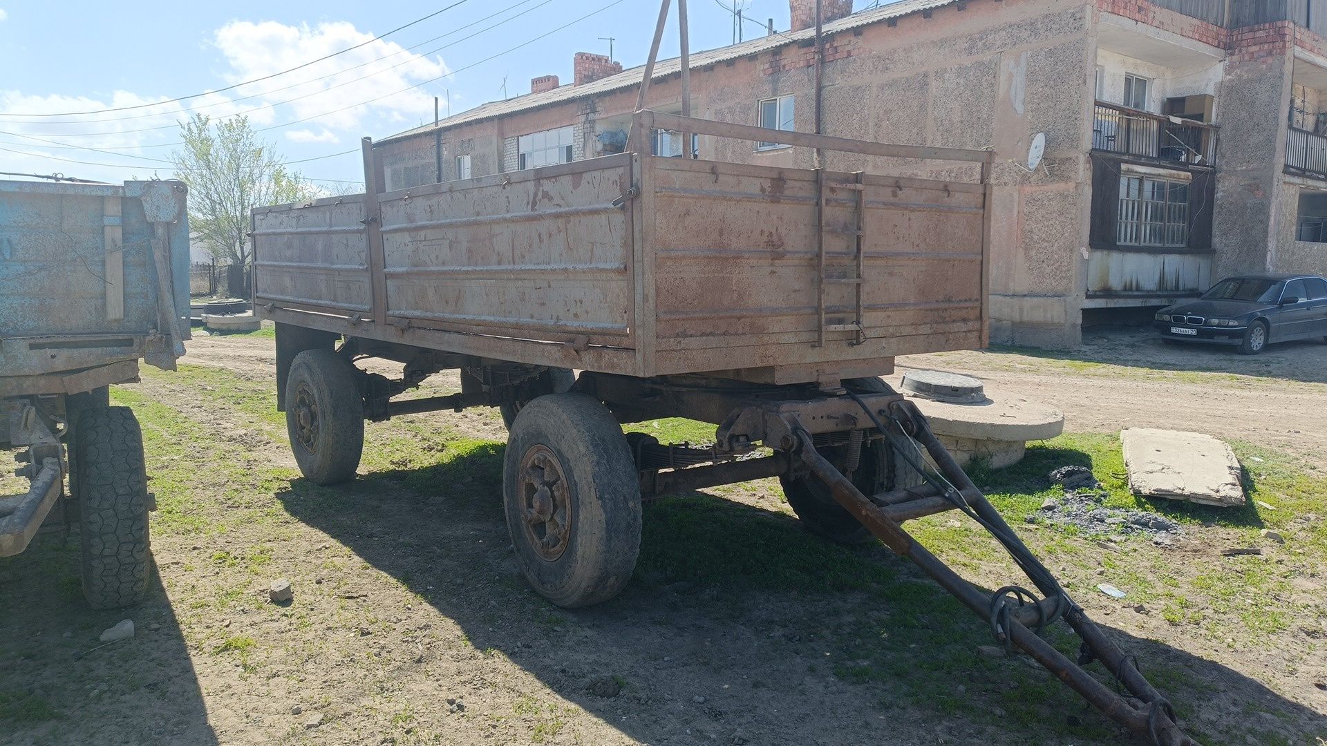 Продам односкатный прицеп на камаз