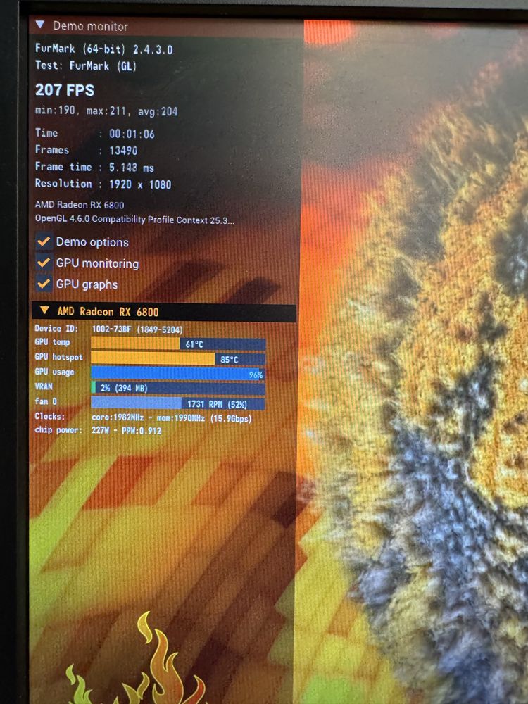 Видеокарта Asrock Radeon RX 6800 16gb 256bit