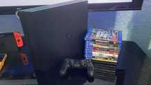 PlayStation 4 PRO 500gb + 9 игр+1 геймпад