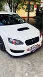 Губа Lip Spec B на передний бампер Subaru Legacy BL Рестайлинг