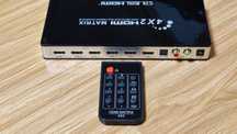 Матричный сплиттер HDMI 4x2 с пультом ДУ (разветвитель, splitter)