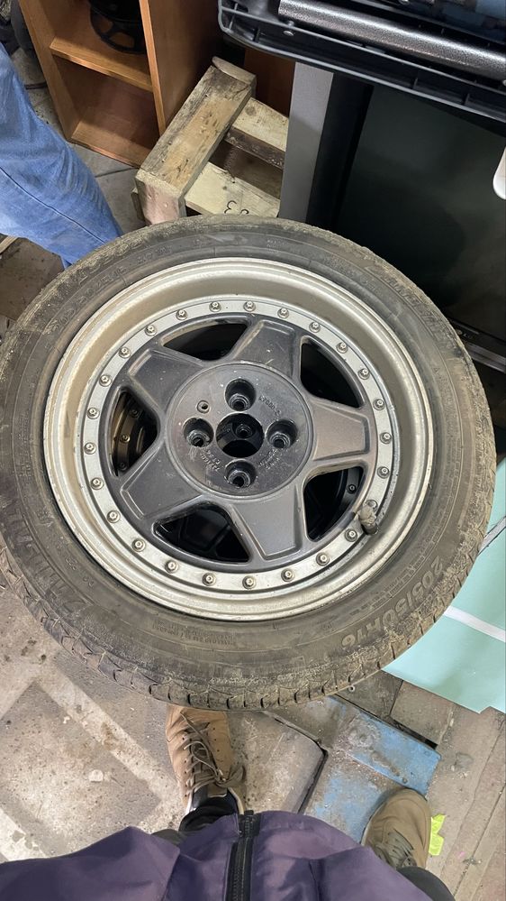 Диски r16 4x100 с новой резиной Autostrada Modena R16