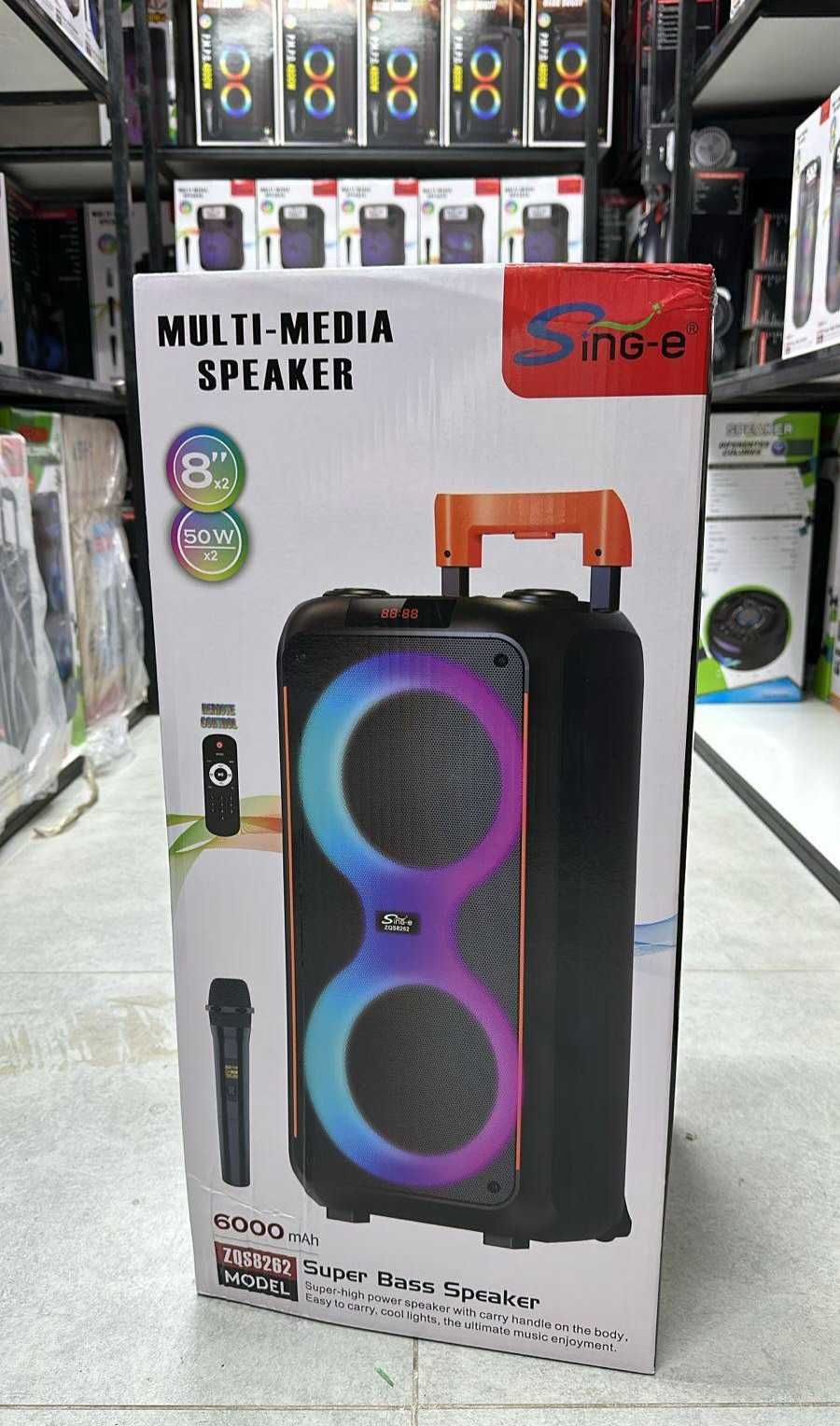 Колонка с микрофоном, портативная колонка, колонка с Bluetooth