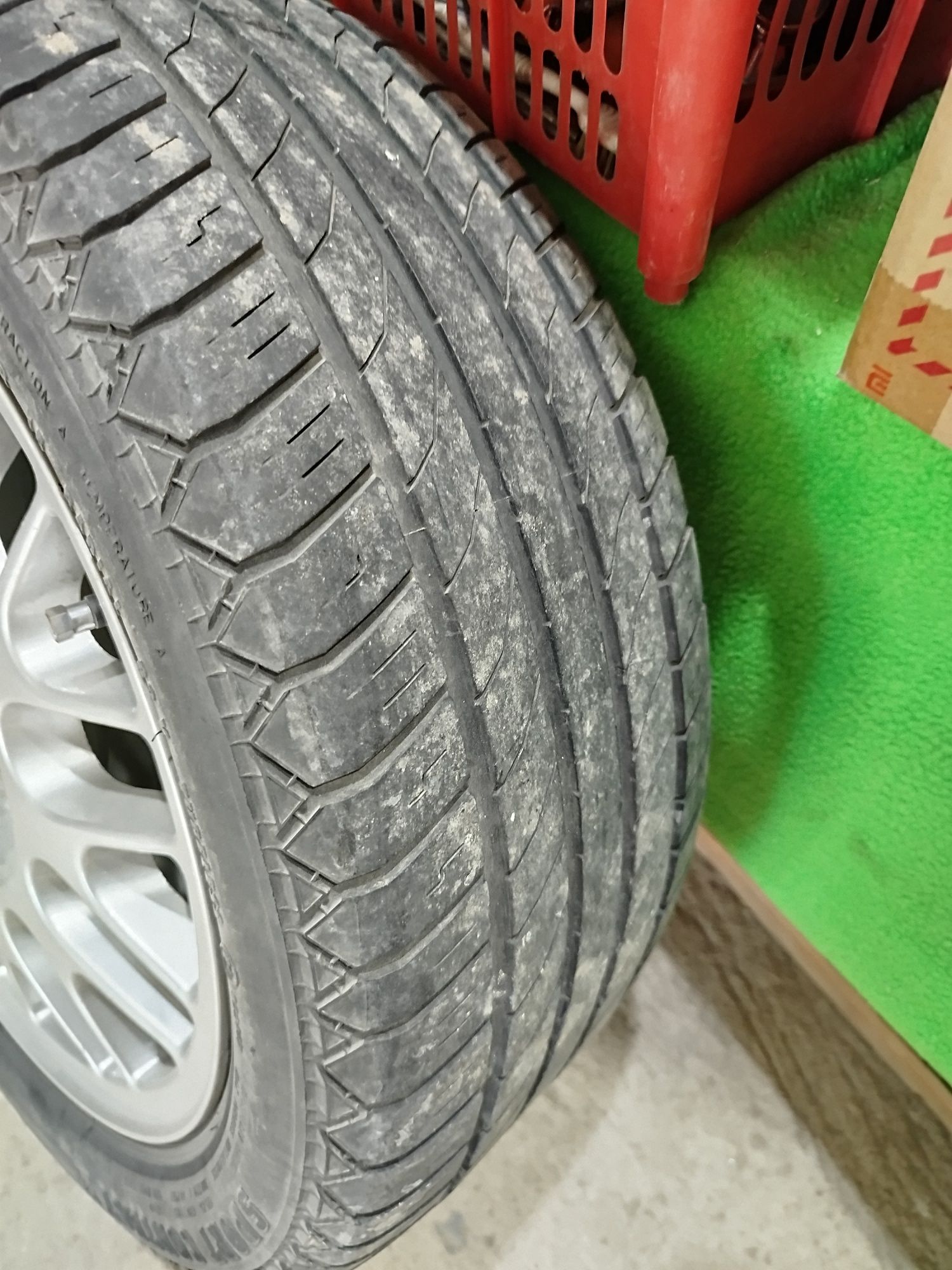 Диск 1 шт. BBS от Volkswagen R15 с резиной Continental 195/50 R15