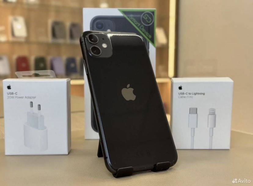 iPone 11 черный цвете 128гб