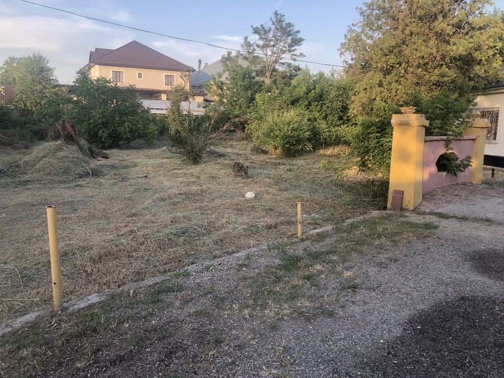 Уборка травы триммером