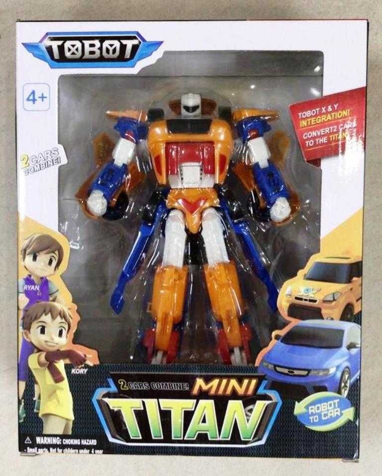 Робот трансформер механический Mini Titan 2 cars