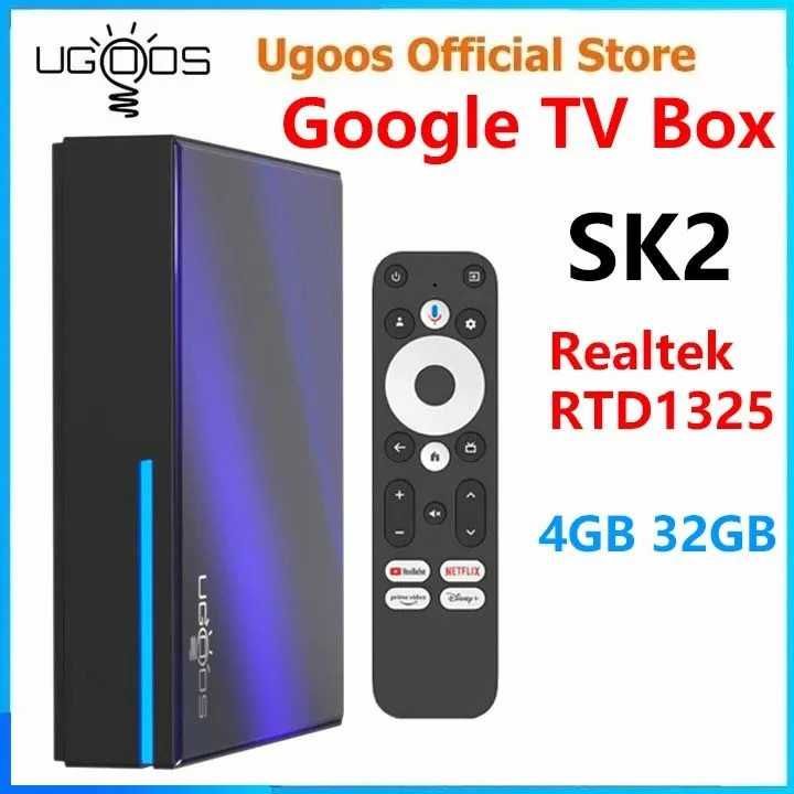 Топовый ТВ бокс UGOOS SK2 4/32 новый