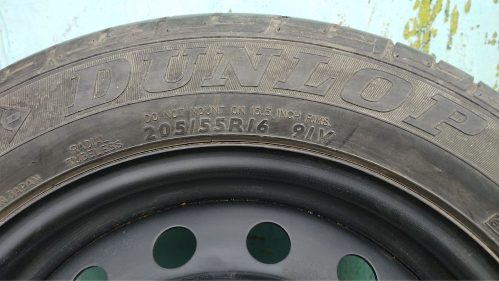 Продам 2-е запаски 205x55 R16, 5x114x3 Corolla, Camry