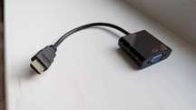 Продам новый переходник HDMI в VGA для монитора, ноутбука, проектора