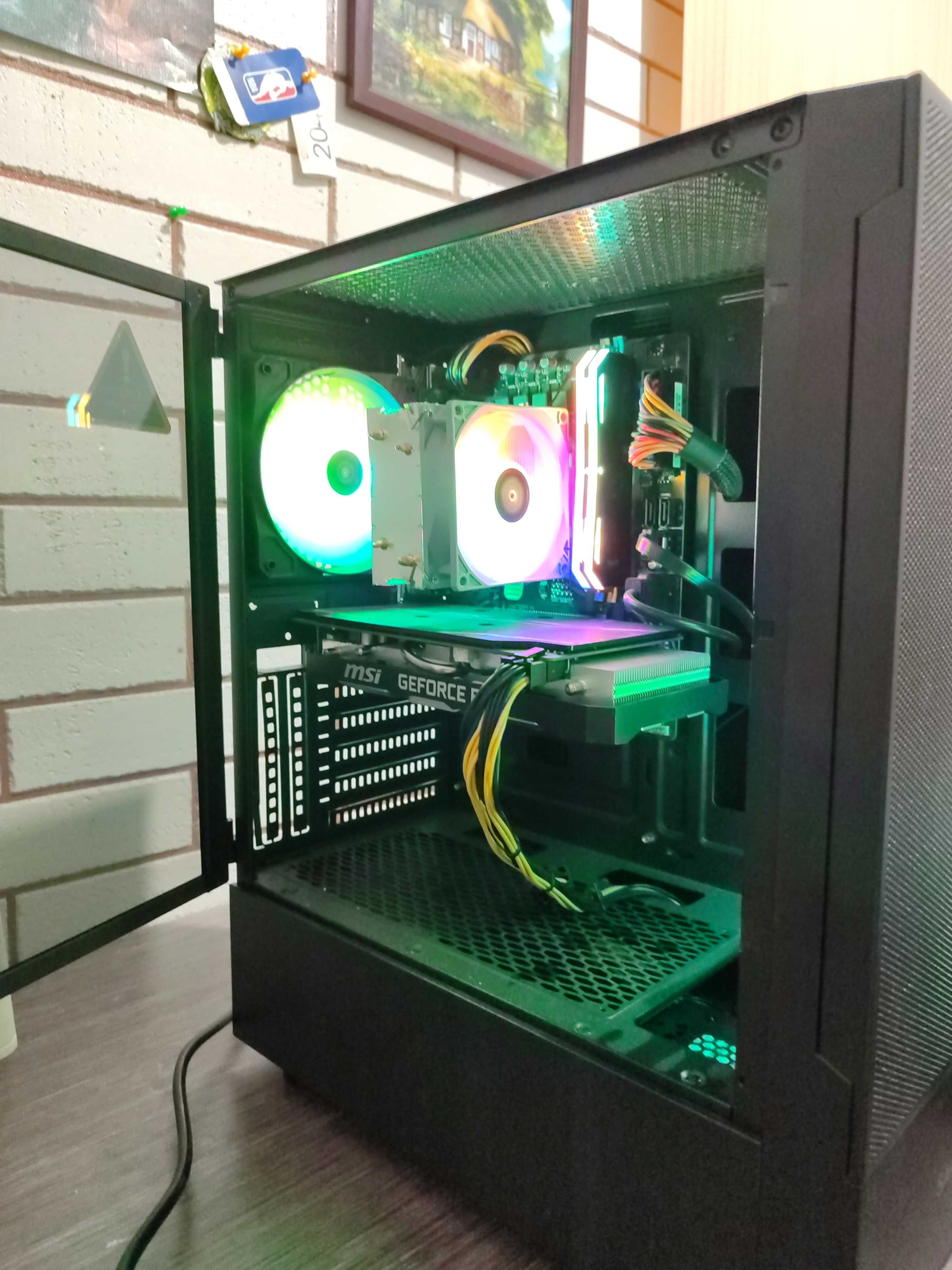 Мощный игровой компьютер  i5-10400F\RTX 2060 8gb\+Монитор 165Гц