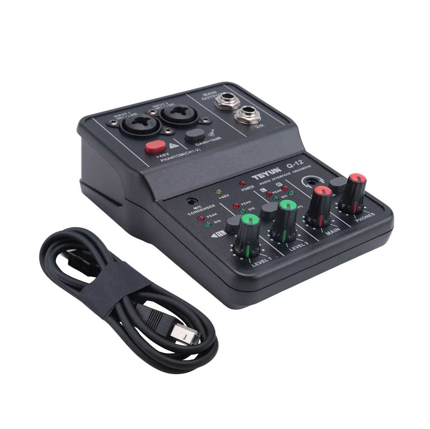 Teyun Q-12, новый портативный внешний USB-аудиоинтерфейс