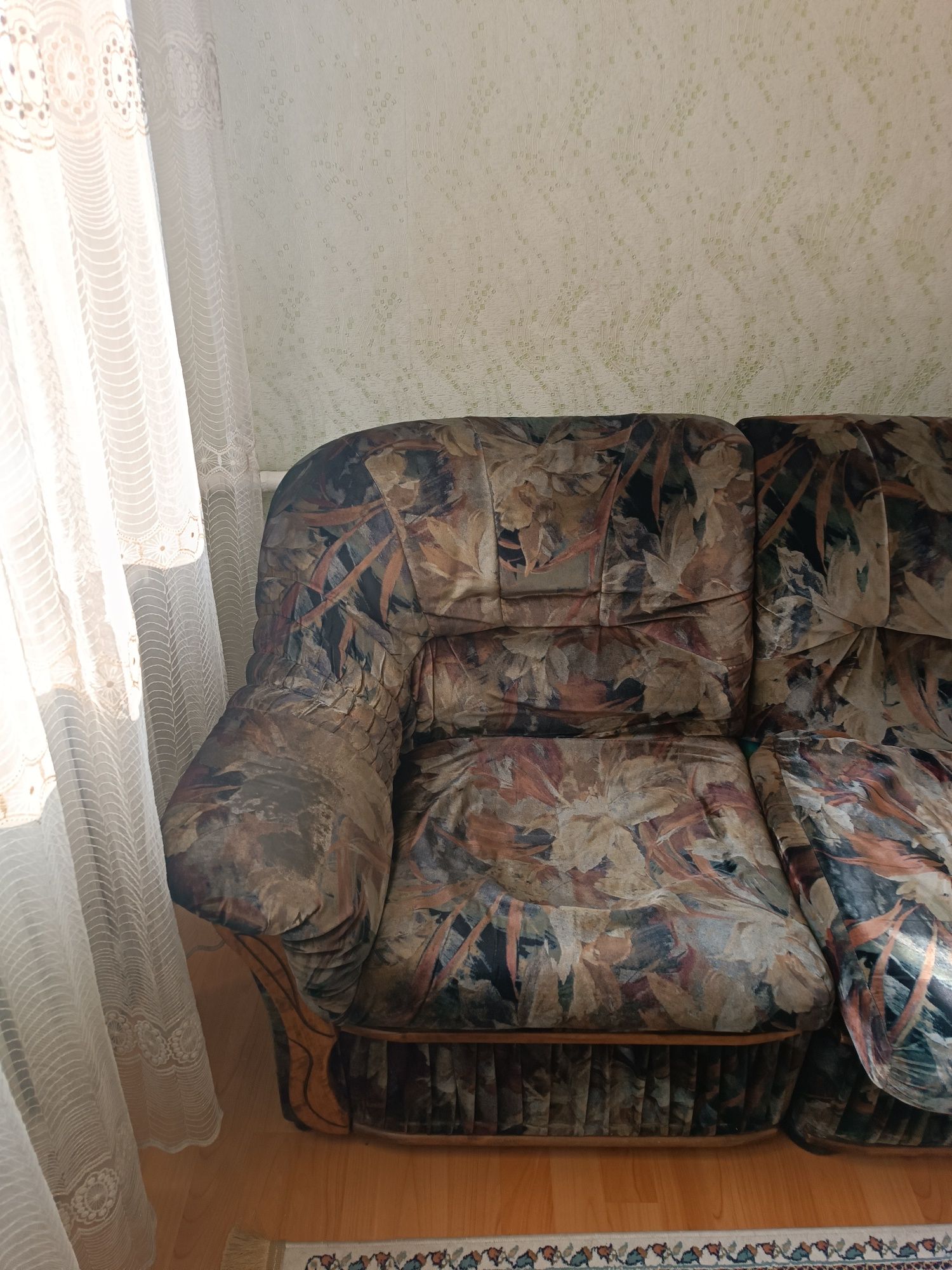 Угловой диван с креслами