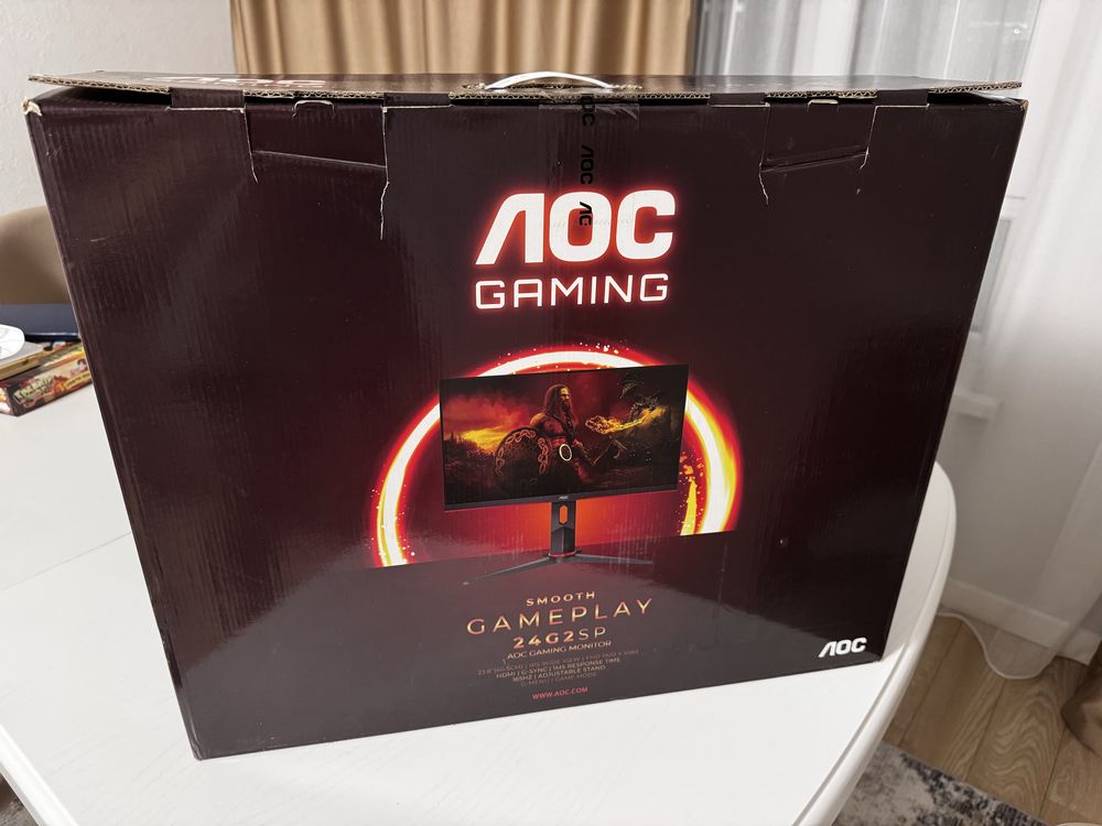 Игровой монитор AOC 24G2SP/BK 165Гц full hd