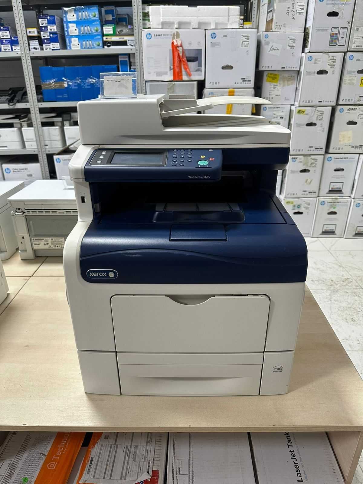 МФУ цветной лазерный Xerox WorkCentre 6605 А4 с гарантией, документами