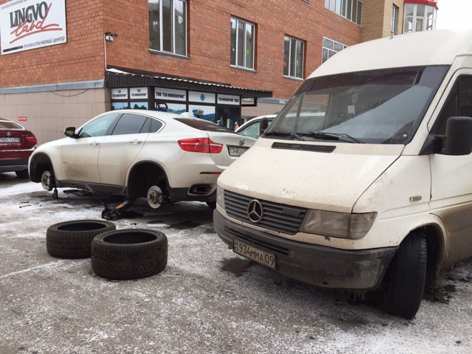 Шиномонтаж на колесах в Караганде